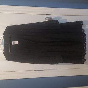 Torrid lace skater black dress